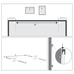 Tablero corcho NOBO  585x430 mm, marco negro