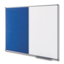 Tablica NOBO Classic łączona - Tablica magnetyczna + filc 1200x900 mm, niebieska