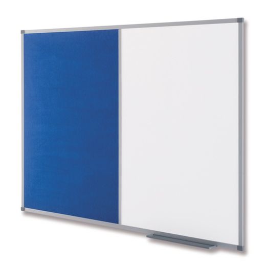 Tablica NOBO Classic łączona - Tablica magnetyczna + filc 900x600 mm, niebieska