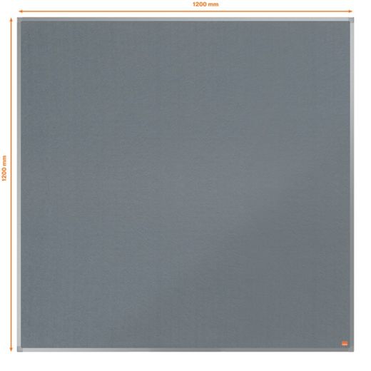 Placa de feltro NOBO Essence 1200x1200mm, cinza