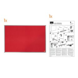 NOBO Essence Filzplatte 600x450mm, rot