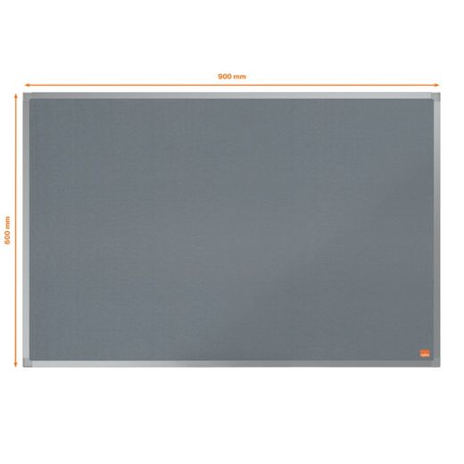 NOBO Essence Filzplatte 900x600mm, grau