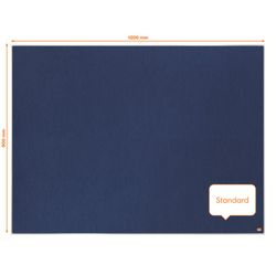 Pannello in feltro NOBO Impression Pro 1200x900mm, blu
