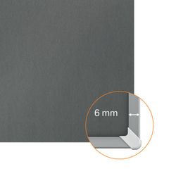 Panneau de feutre NOBO Impression Pro 1200x900mm, gris