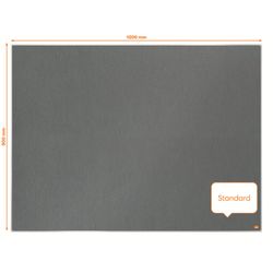 Panneau de feutre NOBO Impression Pro 1200x900mm, gris