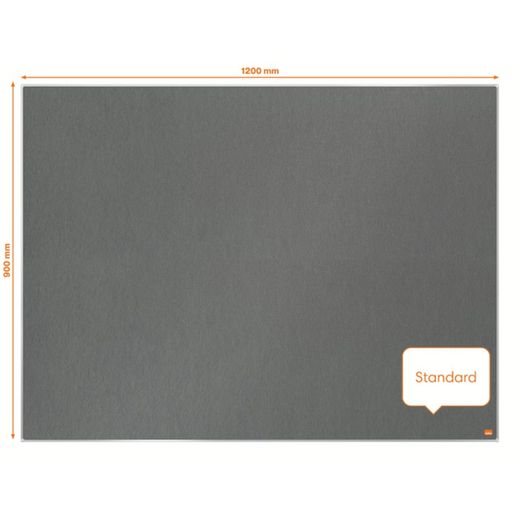 Panneau de feutre NOBO Impression Pro 1200x900mm, gris