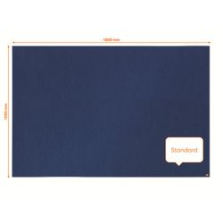 Placa de feltro NOBO Impression Pro 1800x1200mm, azul
