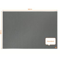 NOBO Impression Pro felt board 900x600mm, gray