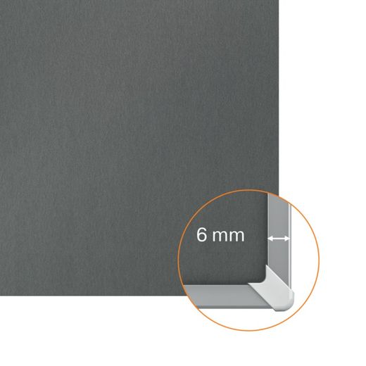 NOBO Impression Pro felt board 900x600mm, gray