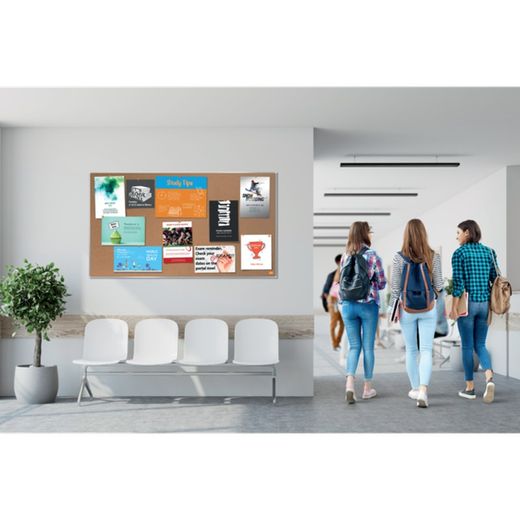 NOBO Impression Pro bredformat korkskiva 1550x870mm