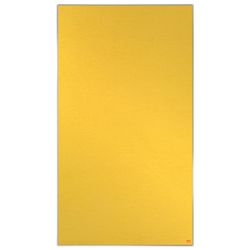 Placa de feltro widescreen NOBO Impression Pro 1550x870mm, amarelo