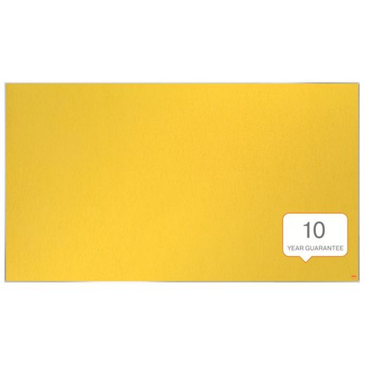 Placa de feltro widescreen NOBO Impression Pro 1550x870mm, amarelo