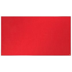 Tablero NOBO Impression Pro de formato panorámico de fieltro 1550x870mm, rojo