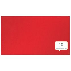 Painel de feltro panorâmico NOBO Impression Pro 1550x870mm, vermelho