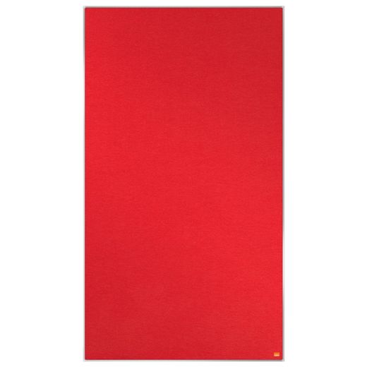 Painel de feltro panorâmico NOBO Impression Pro 1550x870mm, vermelho