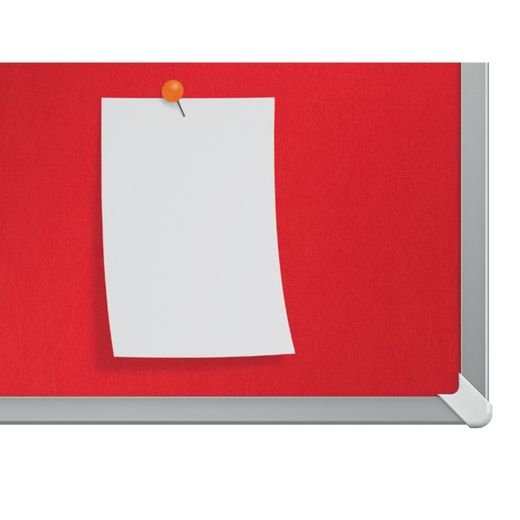 NOBO Impression Pro panneau feutre panoramique 710x400mm, rouge