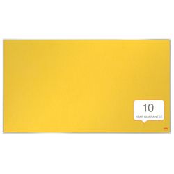 Tablica filcowa szerokoekranowa NOBO Impression Pro 890x500mm, żółta