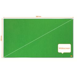 Panneau de feutre grand écran NOBO Impression Pro 890x500mm, vert