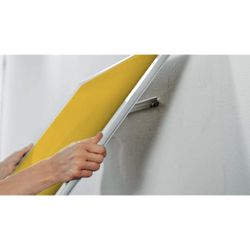 Painel de feltro panorâmico NOBO Impression Pro 1220x690mm, amarelo