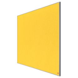 Painel de feltro panorâmico NOBO Impression Pro 1220x690mm, amarelo