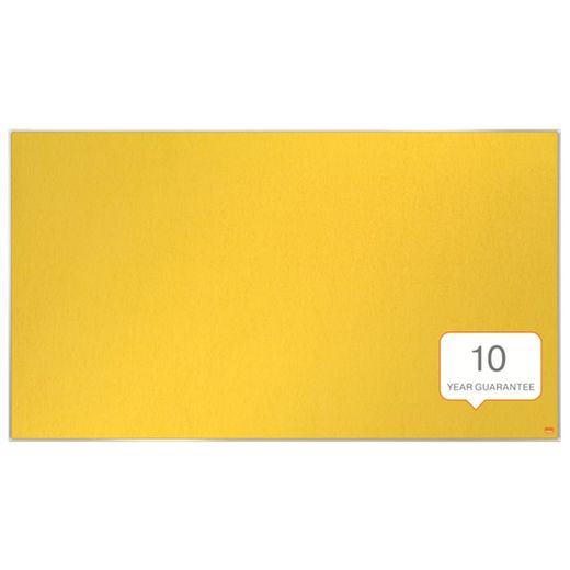Painel de feltro panorâmico NOBO Impression Pro 1220x690mm, amarelo