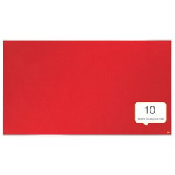 Painel de feltro panorâmico NOBO Impression Pro 1220x690mm, vermelho