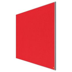 Painel de feltro panorâmico NOBO Impression Pro 1220x690mm, vermelho