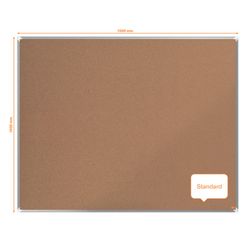 NOBO Premium Plus bacheca in sughero 1500x1200mm
