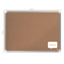 NOBO Premium Plus Korkplatte 600x450 mm