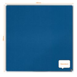 Pannello in feltro NOBO Premium Plus 1200x1200mm, blu
