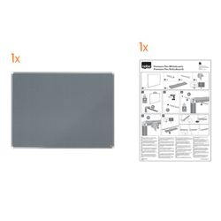 NOBO Premium Plus Filzplatte 1200x1200mm, grau