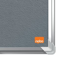 NOBO Premium Plus Filzplatte 1200x1200mm, grau