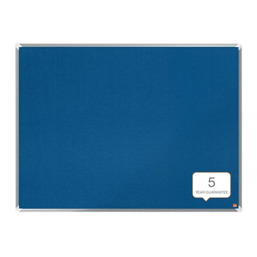 NOBO Premium Plus viltbord 1200x900mm, blauw