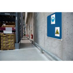 NOBO Premium Plus viltplaat 1200x900mm, grijs