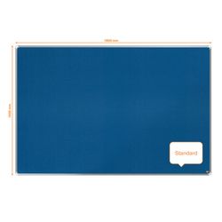 Panneau de feutre NOBO Premium Plus 1800x1200mm, bleu