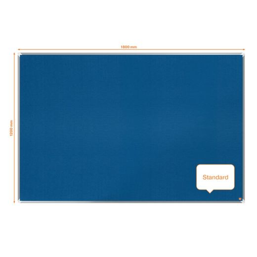 Panneau de feutre NOBO Premium Plus 1800x1200mm, bleu