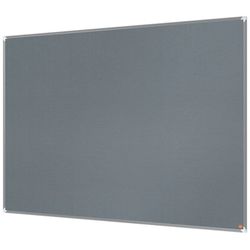 NOBO Premium Plus Filzplatte 1800x1200mm, grau