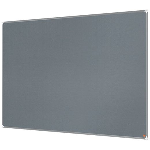 NOBO Premium Plus Filzplatte 1800x1200mm, grau