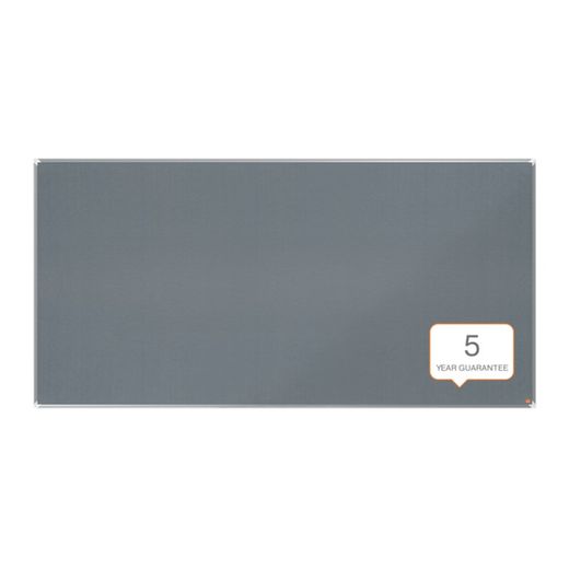 NOBO Premium Plus Filzplatte 2400x1200mm, grau