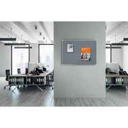 Panneau de feutre NOBO Premium Plus 600x450mm, gris