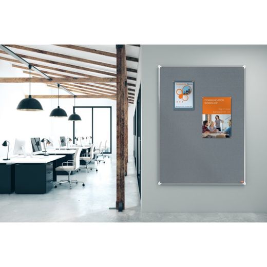 Panneau de feutre NOBO Premium Plus 600x450mm, gris