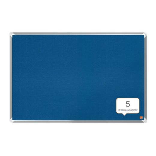 NOBO Premium Plus Filzplatte 900x600mm, blau