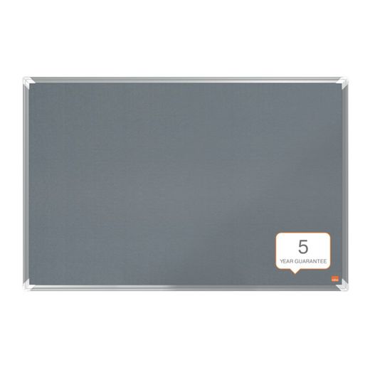 Panneau de feutre NOBO Premium Plus 900x600mm, gris