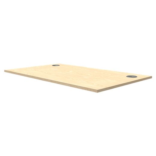 Height-adjustable table top Maple 100x80cm (change model only)