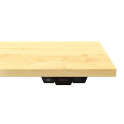 Højdejusterbar bordplade Ahorn 120x80cm
