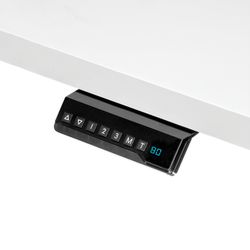 Bordplade justerbar i højden Hvid 100x 80cm (kun skift model)