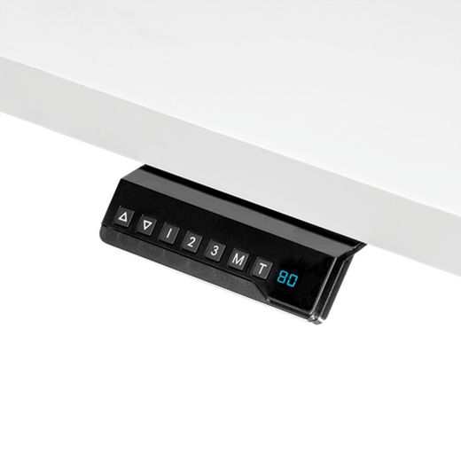 Bordplade justerbar i højden Hvid 100x 80cm (kun skift model)