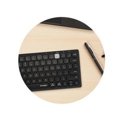 Teclado compacto multidispositivo con tecnología inalámbrica dual