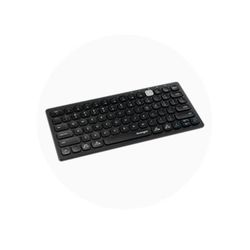 Teclado compacto multidispositivo con tecnología inalámbrica dual