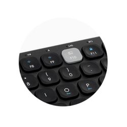 Teclado compacto multidispositivo con tecnología inalámbrica dual